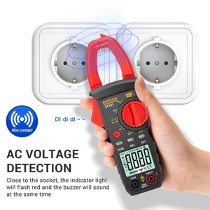 ANENG ST183 6000-<strong>Counts</strong> ABS Material Intelligent Digital Backlit Clamp-On High-Precision Multimeter Smart Clamp Meter