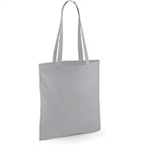 Tas belanja katun Fashion baru kustom tas jinjing kanvas bekas cetak Logo lucu untuk tas belanja katun dapat dipakai ulang & Portabel