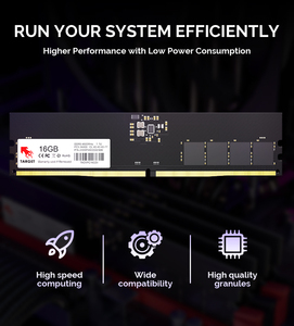 Venta al por mayor de alta frecuencia DDR5 Laptop RAM 16GB 32GB Función de memoria para aplicaciones de escritorio en stock - Product Image 5