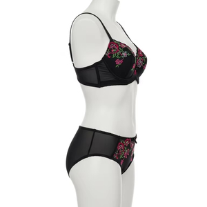 Yastıklı kalçalar ile el işlemeli kontrol külot Polyester tayt malzeme şekillendirme desteği günlük giyim bayan iç çamaşırı - Product Image 3