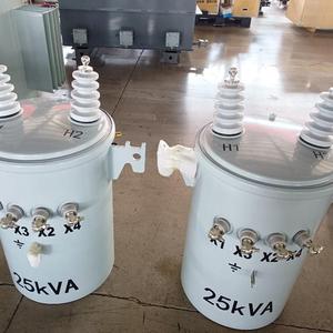 Dreiphasen-Strom versorgung für Transformatoren 50kVA über öl getauchten, säulen montierten 220V/240V-Eingang 440V/11kV Ausgang 50/60Hz Frequenz - Product Image 4