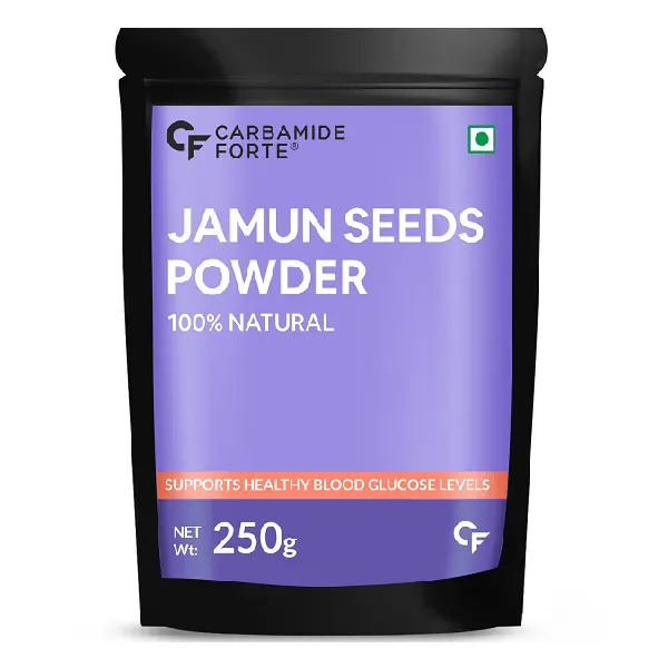 Poudre de graines de Jamun pour le taux de sucre dans le sang sain et la désintoxication | Poudre de Jamun 100% naturelle sans conservateurs ajoutés-250