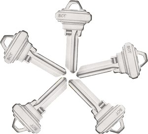 SC1-NP boş anahtar boşlukları, kesilmemiş boş tuşlar, Kwikset-SC1 için bakır yapıları boş tuşlar - Product Image 3