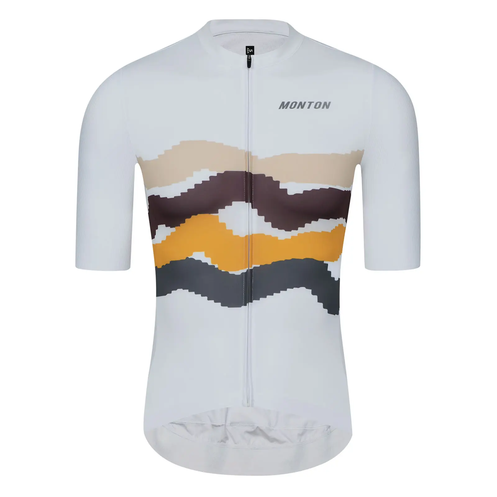 Maillots de cyclisme pour hommes MONTON avec logo personnalisé Maillots de cyclisme à manches courtes et poches Vêtements de vélo Shorts de vélo de route à séchage rapide