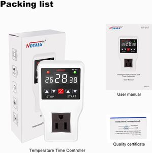 Nuevo controlador de temperatura 1200W 10A Modos de control de refrigeración de calefacción Herramienta de tiempo de termostato <span class=keywords><strong>digital</strong></span> para electrodomésticos, pecera, etc. - Product Image 2