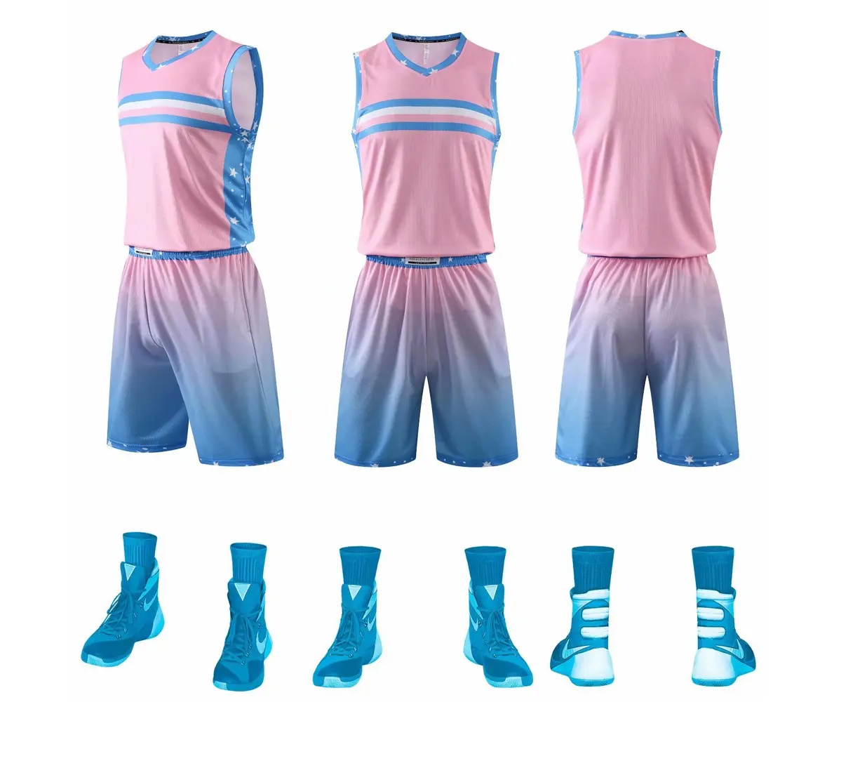 उच्च गुणवत्ता वाले पुरुष खेल अनुकूलित बास्केटबॉल किट टीम क्लब बास्केटबॉल वर्दी खेल पहनें बास्केटबॉल वर्दी