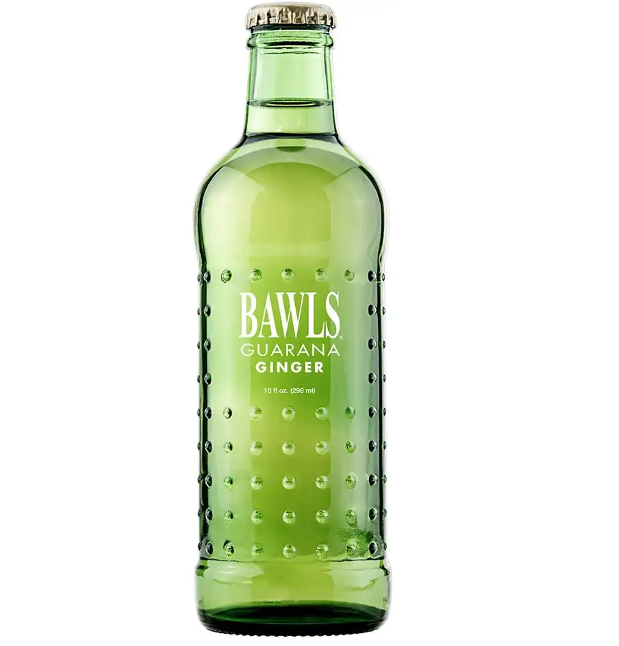 BAWLS Chai Thủy Tinh Uống Năng Lượng Soda Có Chứa Caffeine 10 Oz (Hộp 12 Cái)