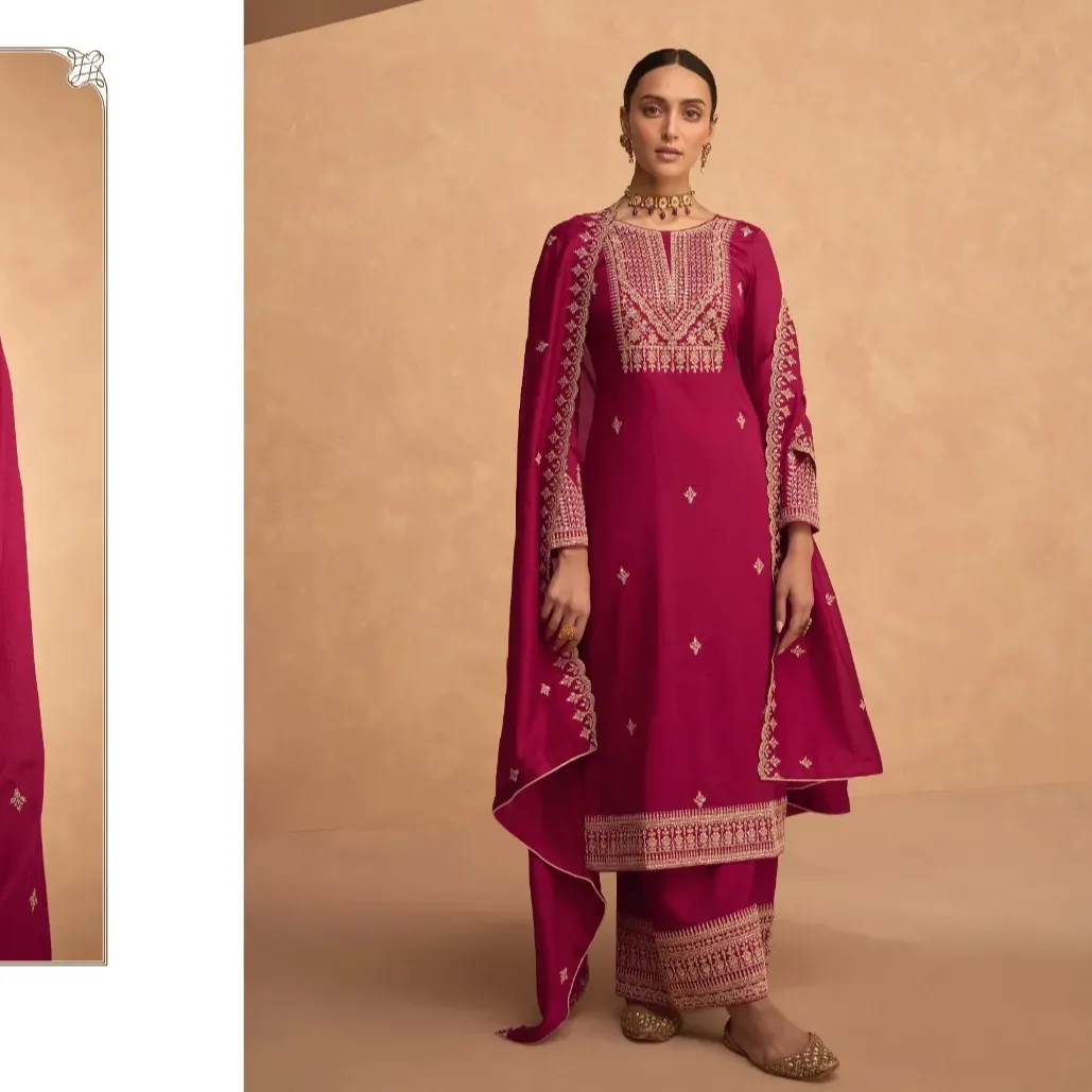 Hochzeit und Verlobung im besonderen pakistanischen und muslimischen Stil Salwar Kameez für pakistanische Produkte Made in India