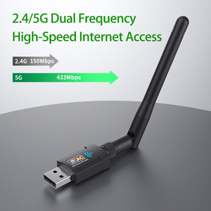 600Mpbs Wifi Adapter Dual Band 2.4Ghz&amp;5Ghz USB <strong>WIRELESS</strong> <strong>Network</strong> Card <strong>Wireless</strong> Receivers for <strong>Computer</strong> Satellite Receiver - Product Image 3