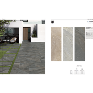 Sakhir, kích thước 60x60. Mat sàn gạch sứ. Màu xám, ngà và tự nhiên. Các kích thước khác có sẵn 100x100, 60x120 và 75x75. - Product Image 1