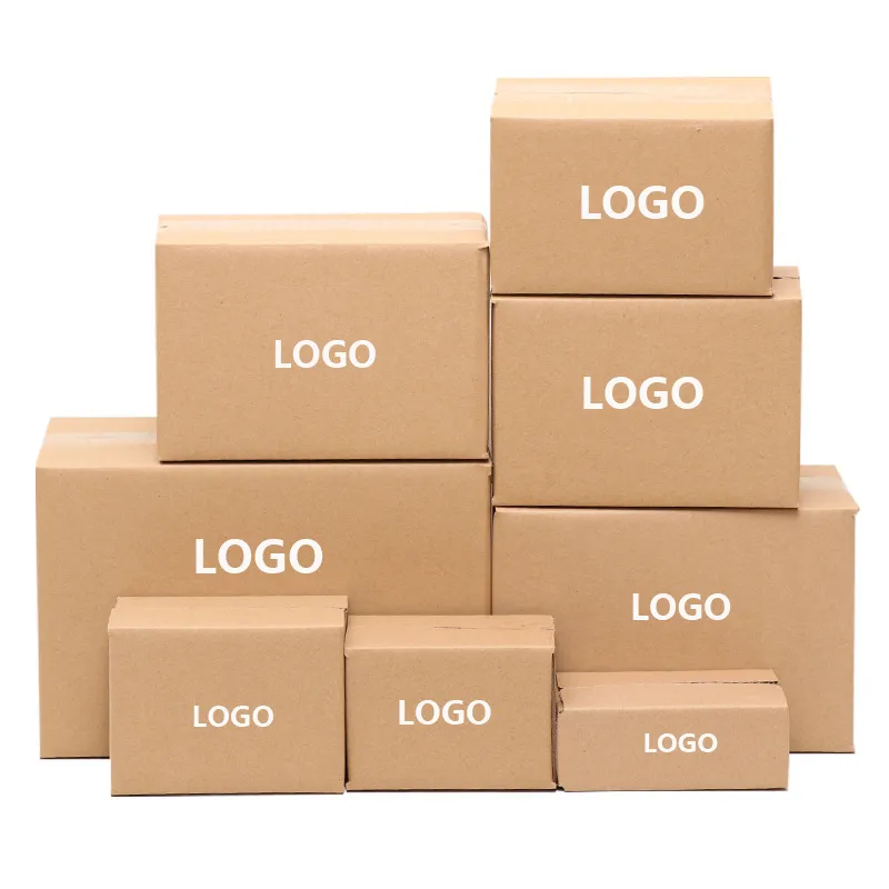 O tamanho personalizado 3 5 7 engrossou a caixa ondulada vendas produto armazenamento comercial eco proteção transporte embalagem caixa