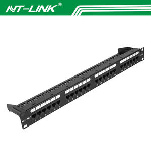 Panel de conexión Ethernet de red de instalación estándar de 24 puertos y 19 ", Cat.5E / Cat.6 UTP 110 IDC, original, de - Product Image 5