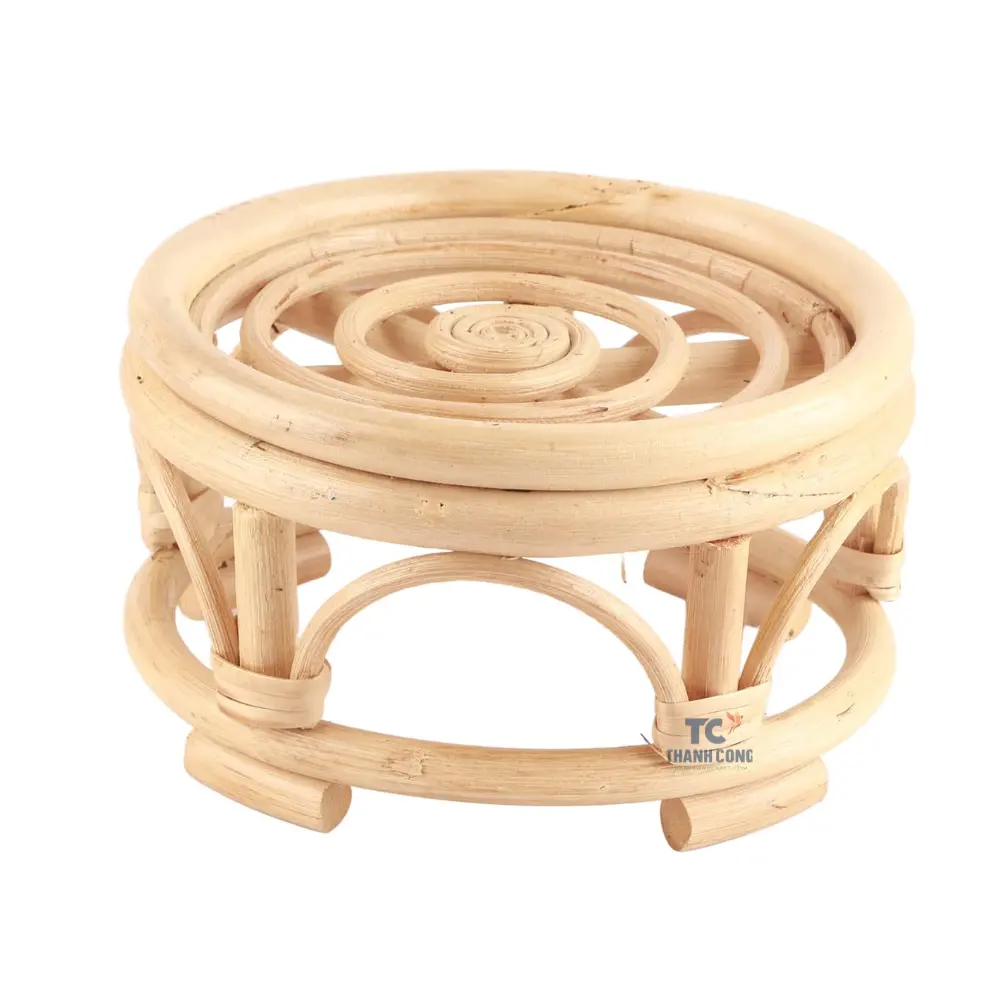 Decoração Para Casa Plantador De Rattan Suporte De Plantas Interiores Vaso De Flores Portos De Jardim Planta De Rattan Suporte Puro