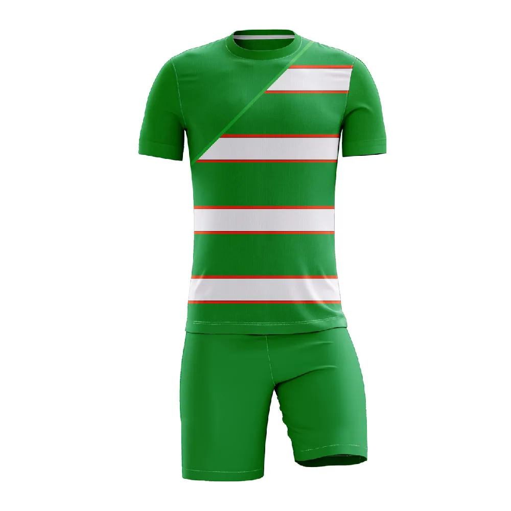 Nouveau design, ensemble d'uniformes de football à sublimation personnalisée, maillot et short d'entraînement unisexe pour adultes, service OEM disponible à bas prix