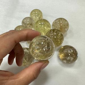 天然シトリン水晶球レイキ用 - Product Image 5