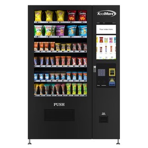 批发新型商用自动售货机食品零食和饮料硬币/现金/卡廉价新型商用自动售货机 - Product Image 3