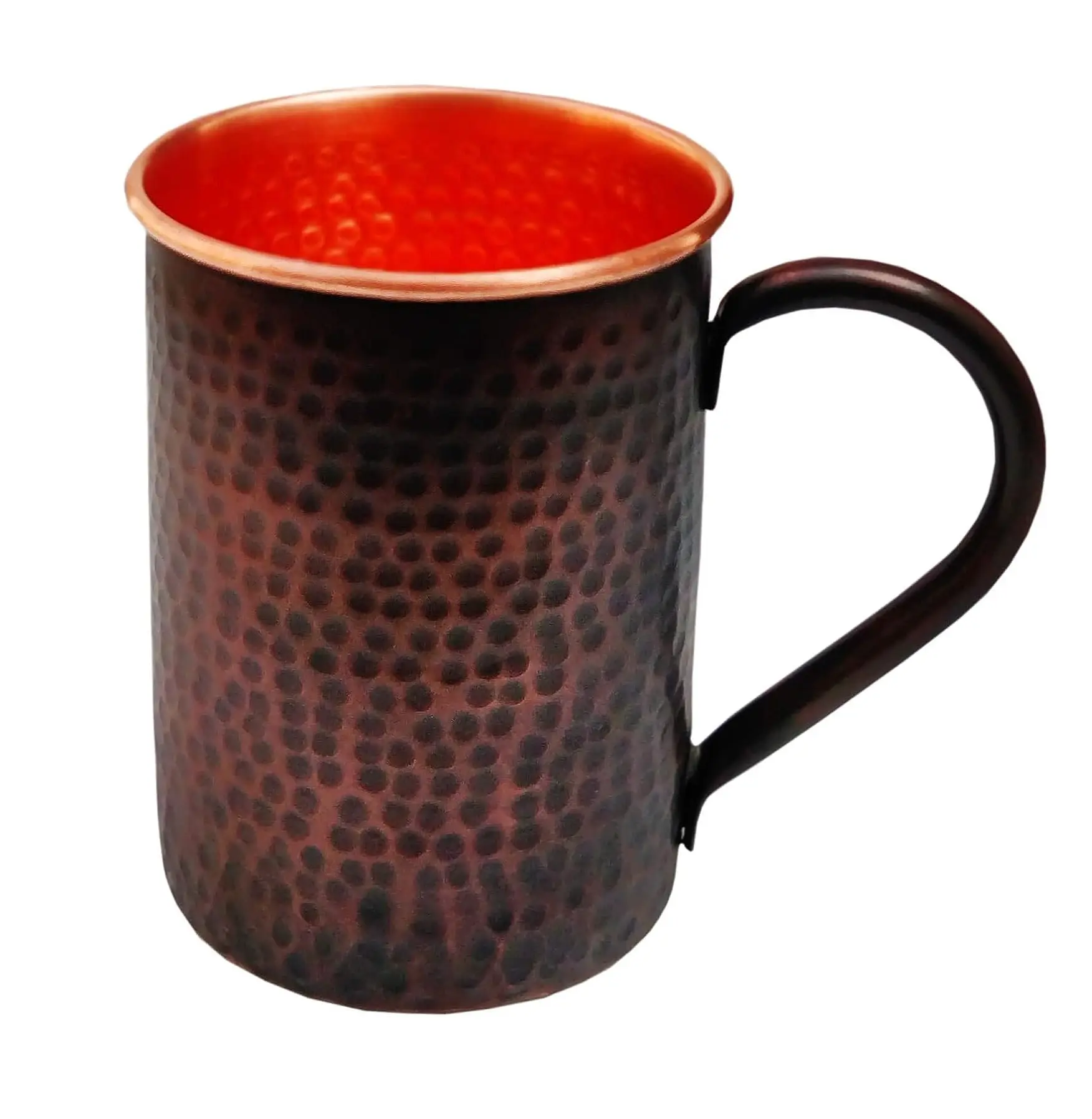 सबसे बड़ी गुणवत्ता तांबे mug100 % तांबा अनानास कॉफी बीयर वोदका कप/मग संभाल के साथ अनुकूलित बिक्री