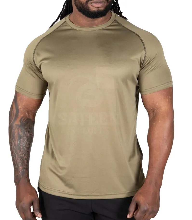 Fábrica feita vestuário personalizado OEM marca impressão t-shirt dos homens Running Tee moda desgaste esportes sublimação camisa