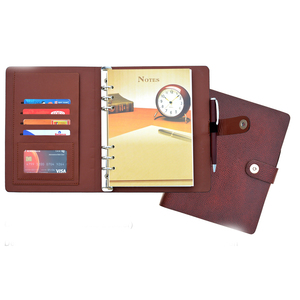 Quaderno per appunti esecutivo organizzatore non datato con penna e custodia per unità USB in metallo chip di memoria Notebook da 8 /16/32GB con unità Usb - Product Image 1