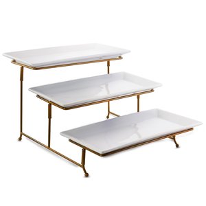 Eleganter Eisenplatten ständer mit Mesh-Draht-Design Perfekt für die Aufbewahrung von Küchen utensilien und die Verwendung von stilvollem Hotelware-<span class=keywords><strong>Display</strong></span>