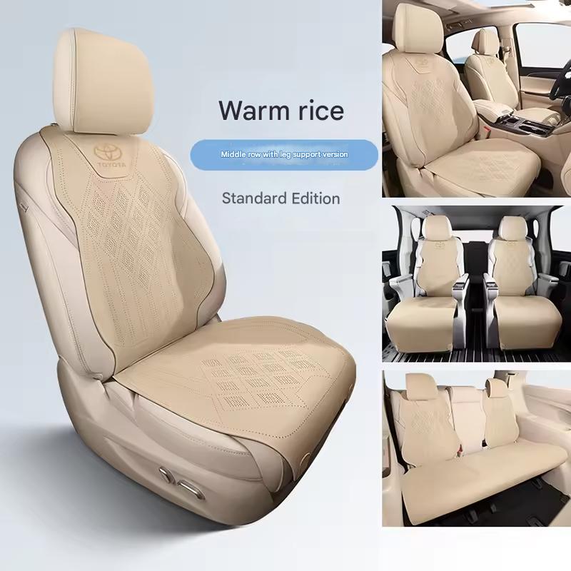 warm rice-grevia air seat 7-seat suede