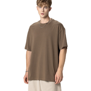 Shuliqi Custom Unisex T-Shirts for Plus <strong>Size</strong> <strong>Men</strong> 100% Heavy Cotton Short Length Oversized Design - Product Image 2