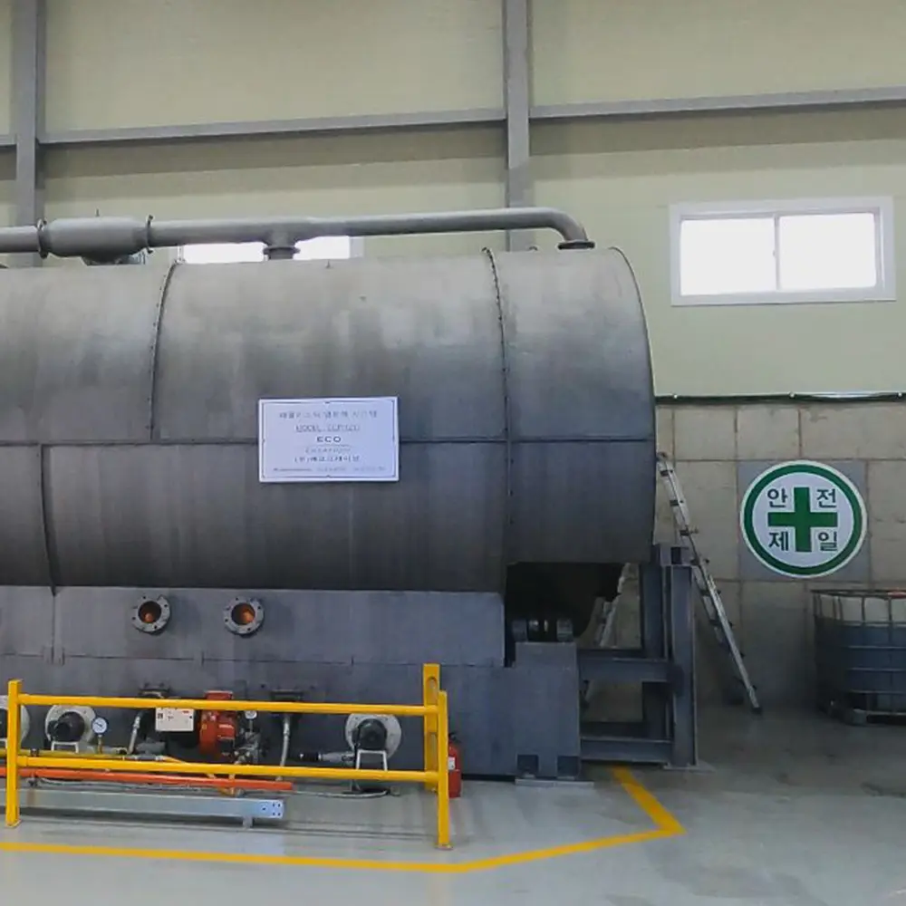 Profitable Renewable oil exempted from oil tax Ecocreation Pyrolysis Plant ECP-11011 Waste Plastic Pyrolysis Plant