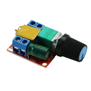 Mini DC Motor PWM hız kontrol modülü 3V 6V 12V 24V 35VDC 90W 5A DC Motor hız regülatörü kontrol anahtarı LED Dimmer - Product Image 4
