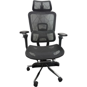 High Strength <strong>Executive</strong> Office Chair Adjustable Headrest Comfortable Mesh <strong>Durable</strong> Damage Resistant for Meetings <strong>Computer</strong> Work - Product Image 5