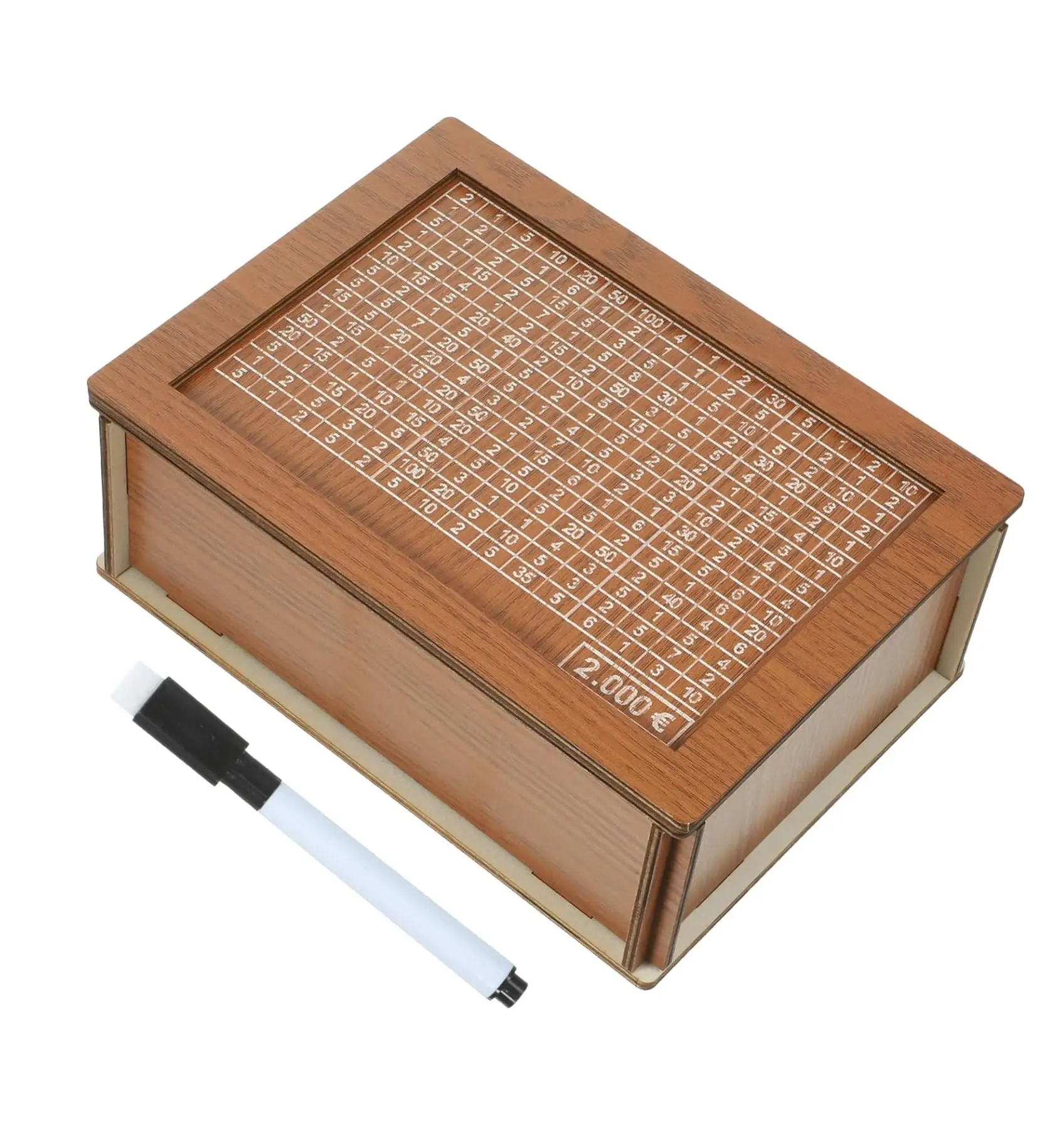 Caja de madera Hucha Cajas de almacenamiento de madera Hucha para niños Adorno de madera Caja de dinero Caja de ahorro Huchas para adultos Simple