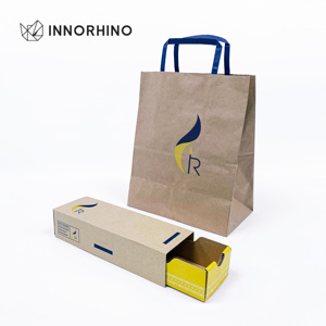 INNORHINO מתנת קופסות יוקרה באריזה אישית מגנטי מכסה סגירת סרט נוקשה נר מתקפל קרטון אריזה קרפט Box קיבל