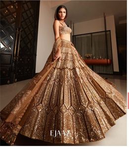 LEHENGA CHOLI印度宝莱坞婚礼派对巴基斯坦服装现成的 - Product Image 2