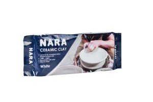 NARAセラミック粘土-1.10lbs、 (白) 、陶器用粘土、タイ天然モデリング粘土 | セラミックの作成、彫刻、 - Product Image 2