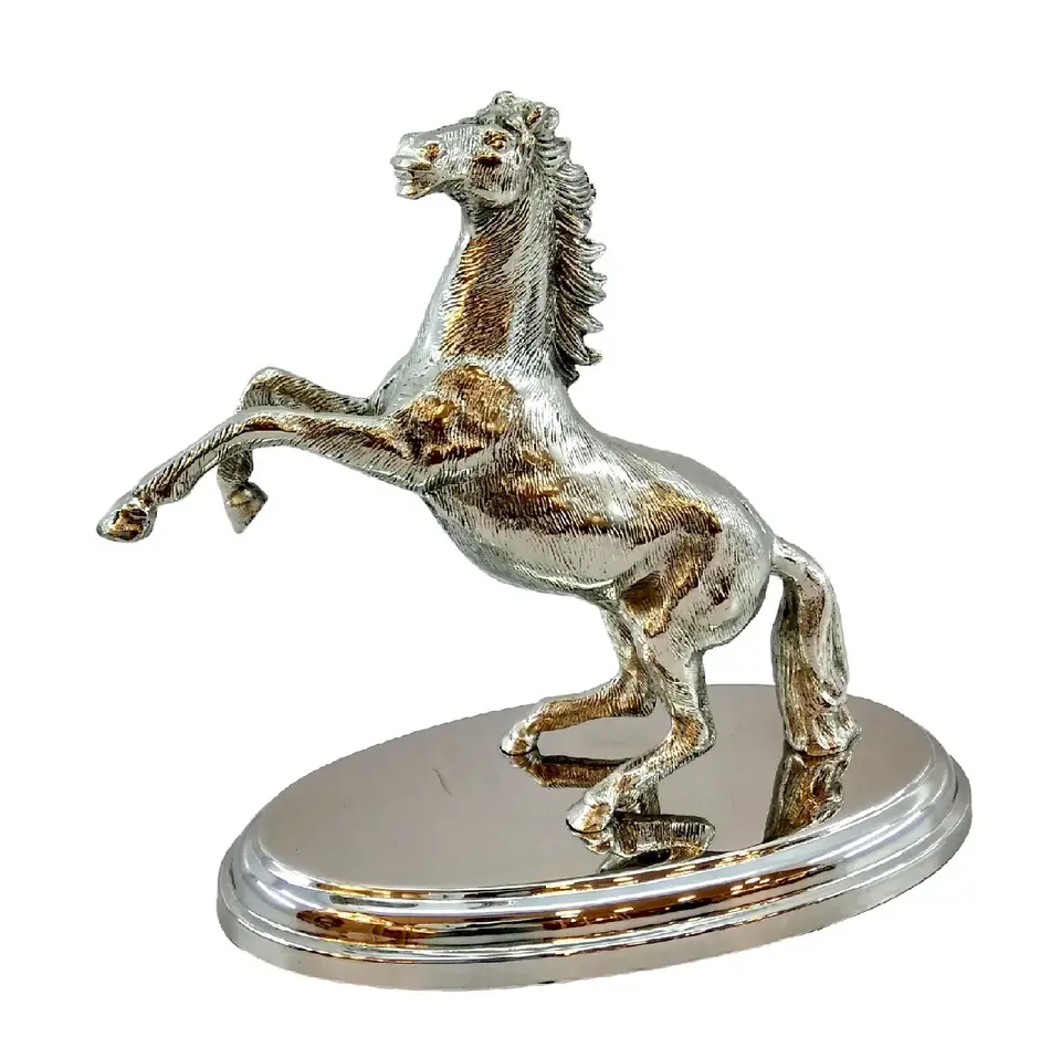 Escultura de Metal personalizada para Decoración de mesa, animal artificial de aluminio, elegante, para el hogar y la Oficina, precio barato, venta al por mayor