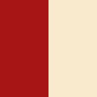 สีแดงเข้ม & ครีม