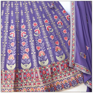 Premium Quality Faux Georgette Lehenga <strong>Choli</strong> With Heavy Sequins Thread Work for Special Occasions for <strong>Wholesale</strong> - Product Image 2