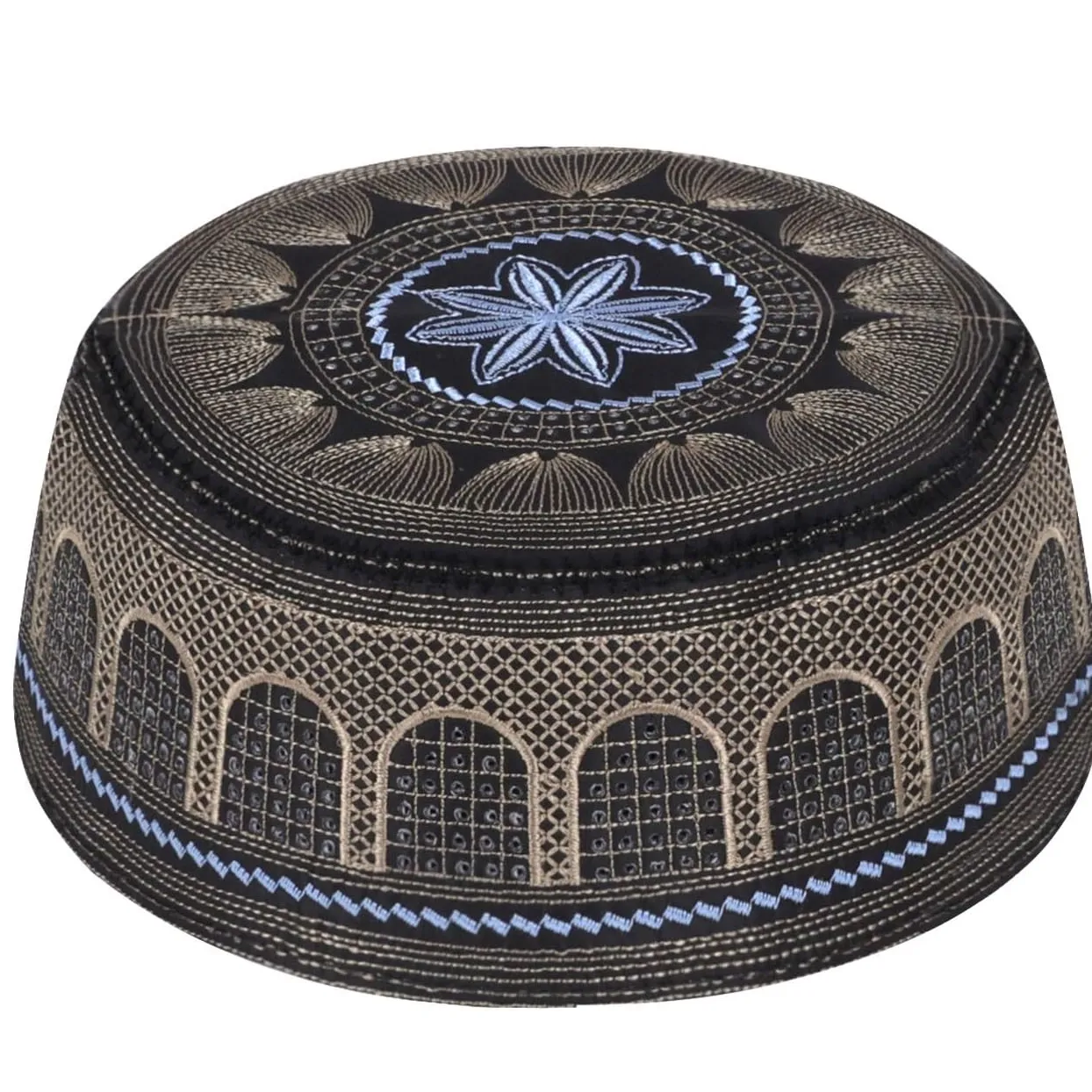 Sombrero de Kufi, sombreros musulmanes para hombres, gorra de oración para niños, sombreros islámicos, ropa musulmana, Kufi musulmán, hecho en Pakistán 2024, servicio de diseño OEM