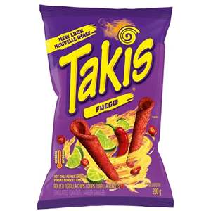 Takis Fuego Tortilla Chips, Hot Chili Pepper &amp; Lime, 3.25 OZ - Product Image 3