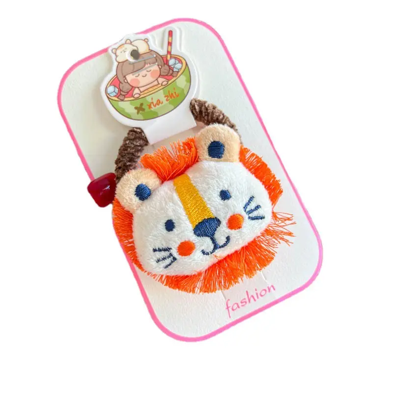GUANCHEN-Lazo de pelo de conejo para niña, bonito juguete de dibujos animados, estilo japonés y Corea del Sur, accesorios para el cabello de tela, HS220023