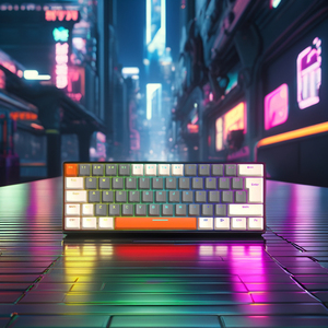 62-Key Wired RGB Mini <strong>Keyboard</strong> Gaming Mechanical Anti-ghosting Single Backlit LED PC &amp; Laptop Compatible Gamer <strong>Keyboard</strong> - Product Image 6