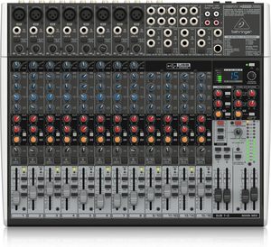 XENYX X2222USB Premium 22-ingresso 2/2-Bus Mixer British EQ Mic preampls compressori 24-Bit Multi-FX Mini Audio Console Mixer