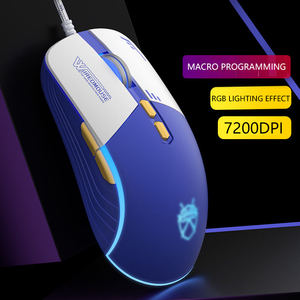 Spezielle mechanische 3D-Spielmaus für ESports Wired Macro Programming Silent für Office Shooting Game Mouse