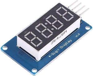 0.36 "4 haneli tüp LED Segment ekran modülü kırmızı TM1637 sürücü çip tüp saat segmentli lcd ekran