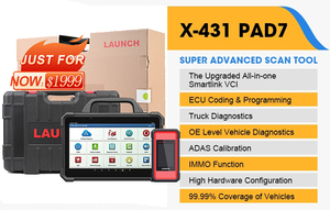 <strong>Professional</strong> Launch Obd2 Car Scanner Diagnostic Tools <strong>Key</strong> <strong>Programmer</strong> PAD VII PRO Elite PRO3S Immo Smartlink HD for All Cars