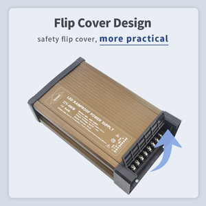 Fuente de alimentación DC impermeable 33A 12V 400W Controlador LED Tipo de salida única con entrada de 220V y salida de 12V Frecuencia de 60Hz