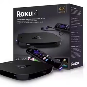 BUY 100 GET 20 FREE <strong>Roku</strong> <strong>4</strong> Streaming Media Player 4400R 4K UHD