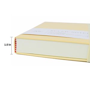 Taccuino di giornale con fascia elastica di vendita diretta quaderni gialli per studenti - Product Image 3