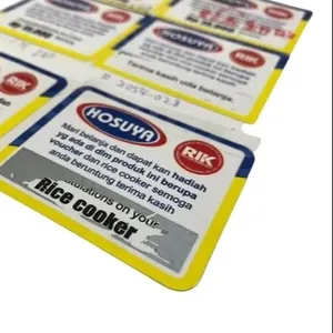 Etiqueta de código QR grabada con láser Diseño personalizado a todo color OEM Odm - Product Image 1
