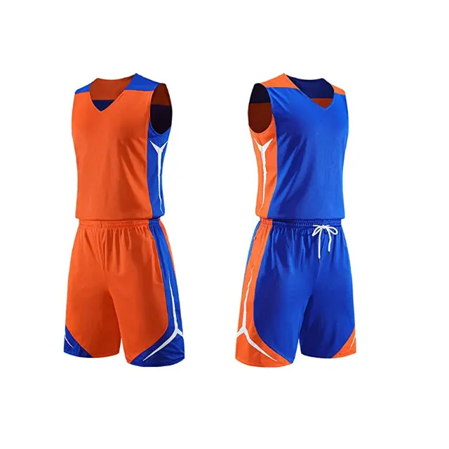 Uniforme de baloncesto unisex con logotipo personalizado disponible en diferentes UNIFORMES DE EQUIPO de baloncesto profesional