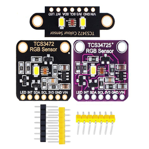 TCS34725 Color Recognition <strong>Sensor</strong> 5V Bright <strong>Light</strong> Sensing Module RGB IIC Support Arduion STM32 TCS3200D/TCS230 RGB Color <strong>Sensor</strong>